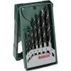 Bosch Bohrer Mini-X-Line, 2607019580, 7-teiliges Set, 3-10mm, Holzbohrer