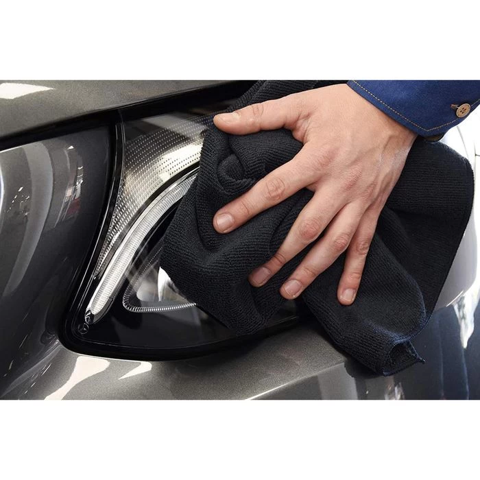 Bellanet Allzwecktuch Micro Star, Schwarz, Microfasertuch, 40 X 40cm, 2 Stück 3 Bellanet Allzwecktuch Micro Star, Schwarz, Microfasertuch, 40 X 40cm, 2 Stück - Image 3