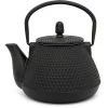 Bredemeijer Tee-Kanne Wuhan, Gusseisen, Mit Edelstahl-Filter, Schwarz, 1,0 L