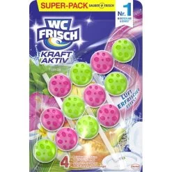 WC-Frisch WC-Duftspüler Kraft Aktiv Hawaii, Lufterfrischer Effekt, Im Korb, 3 Stück