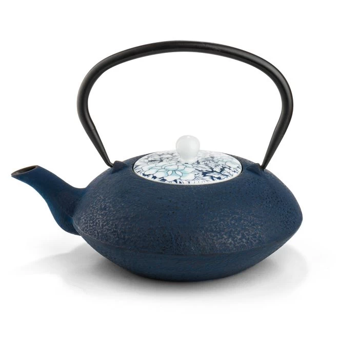 Bredemeijer Tee-Kanne Yantai, Gusseisen, Mit Edelstahl-Filter, Dunkelblau, 1,2 L 1 Bredemeijer Tee-Kanne Yantai, Gusseisen, Mit Edelstahl-Filter, Dunkelblau, 1,2 L