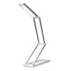 Kwmobile Schreibtischlampe LED, Standfuß, Dimmbar, USB, Faltbar, Mit Akku, Silber