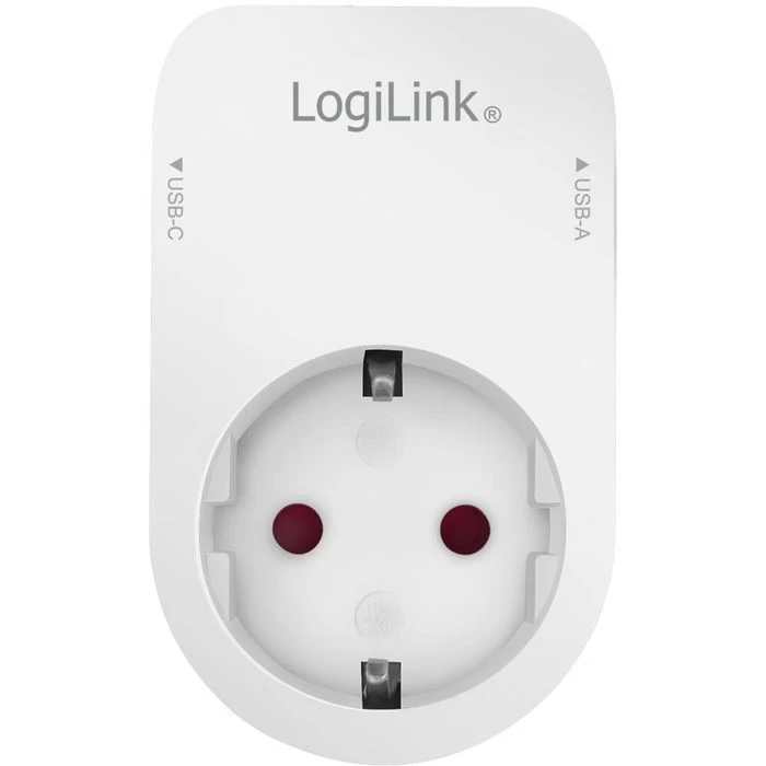 LogiLink Steckdosenadapter PA0259, 1-fach Schutzkontakt, USB-A, USB-C 6 LogiLink Steckdosenadapter PA0259, 1-fach Schutzkontakt, USB-A, USB-C - Image 6