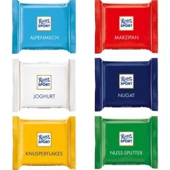 Ritter-Sport Minischokolade Mini Bunter Mix, 6 Sorten, 9 Stück, 150g 8 Ritter-Sport Minischokolade Mini Bunter Mix, 6 Sorten, 9 Stück, 150g -Haushaltsprodukte Geschäft c17cd564fc3999f4b44783647efef422c55b6138 minischokolade ritter sport mini bunter mix