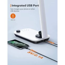 TaoTronics Schreibtischlampe TT-DL092 LED, Standfuß, Dimmbar, USB, Lichtsensor -Haushaltsprodukte Geschäft c373a006cc5a80182cad3a64a9481804fdbb0c64 schreibtischlampe taotronics tt dl092 led