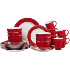 Ritzenhoff&Breker Müslischale Doppio, Porzellan, Rot, 14cm, Set, 6 Stück -Haushaltsprodukte Geschäft c3b087f48431250817023d75196c53521c47ffc4 mueslischale ritzenhoffundbreker doppio