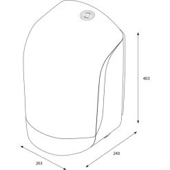 Katrin Handtuchspender Inclusive Centerfeed M, 92124, Kunststoff, Für Rollenhandtücher, Schwarz -Haushaltsprodukte Geschäft c4c6d88d1656d9c54d249912b5006b0feaae801a handtuchspender katrin inclusive centerfeed m