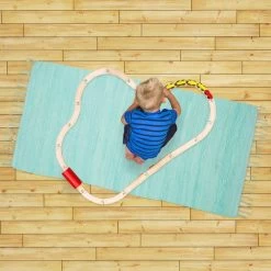 Relaxdays Teppich 10022319, 70 X 140cm, Florhöhe 10mm, Rutschfeste Unterseite, Blau -Haushaltsprodukte Geschäft c4eb072e265d7ef92dea682e9e53d5ce73ad4a10 teppich relaxdays 10022319 70 x 140cm