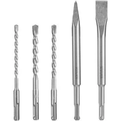 Ryobi Bohrer RAKSP05, SDS+, 5-teiliges Set, Steinbohrer Und Meißel