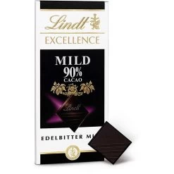 Lindt Tafelschokolade Excellence Mild 90%, Edelbitter, 100g -Haushaltsprodukte Geschäft c674e371d44726fa5e222e4e3f1aea4b94290aae tafelschokolade lindt excellence mild 90