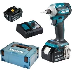 Makita Akku-Schlagschrauber DTD171RTJ, 180Nm, 18V / 5,0Ah, Mit 2 Akkus Und Koffer