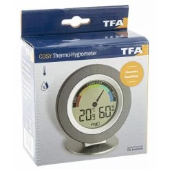 TFA Thermo-Hygrometer 30.5019 Cosy Digital, Grau -Haushaltsprodukte Geschäft c85d1606085fe14dbe7bfa70802dff04a5539dd8 thermo hygrometer tfa 30.5019 cosy innen
