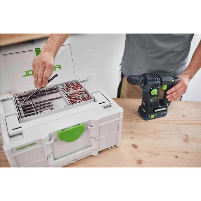 Festool Bohrer BKS SYS3 D5-12 SDS, SDS+, 7-teiliges Set, Stein, Betonbohrer 2 Festool Bohrer BKS SYS3 D5-12 SDS, SDS+, 7-teiliges Set, Stein, Betonbohrer - Image 2