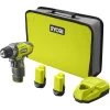 Ryobi Akku-Bohrschrauber R12DD-220S, 12V / 2,0Ah, Mit 2 Akkus, Ladegerät Und Tasche