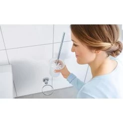 Tesa WC-Bürste Loxx, Weiß / Chrom, Bürstenhalter Aus Glas, Zur Wandmontage -Haushaltsprodukte Geschäft cd7aec28f3eb1ac3c9d979d895d8c66312e0abe6 wc buerste tesa loxx weiss chrom