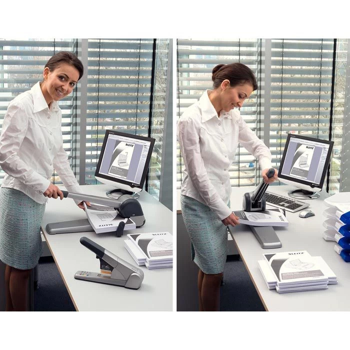 Leitz Locher 5182-00-84, Superlocher, Silber, Registraturlocher, Stanzleistung Ca. 250 Blatt 4 Leitz Locher 5182-00-84, Superlocher, Silber, Registraturlocher, Stanzleistung Ca. 250 Blatt - Image 4