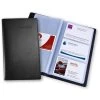 Sigel Visitenkartenbuch VZ171, A5, Kunststoff In Lederoptik, Schwarz, Für 120 Karten