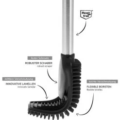Bremermann WC-Bürste WC-Garnitur Barbena, Schwarz, Bürstenhalter Aus Edelstahl, Zur Wandmontage -Haushaltsprodukte Geschäft cf660499bbfffa7fdab3b60bac306231d83c8daa wc buerste bremermann wc garnitur barbena schwarz