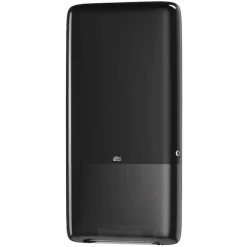 Tork Handtuchspender PeakServe, 552500, H5, Kunststoff, Für 2100 Falthandtücher, Schwarz