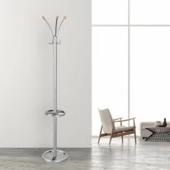 Kerkmann Garderobenständer Nina, 6095, Mit 6 Haken, Metall, Silber 9 Kerkmann Garderobenständer Nina, 6095, Mit 6 Haken, Metall, Silber -Haushaltsprodukte Geschäft d1634b8994730f29ce6bbec0245e76976cc51ade garderobenstaender kerkmann nina 6095