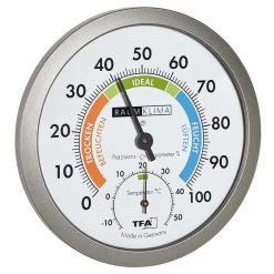 TFA Thermometer 45.2042.50, Innen, Analog, Mit Hygrometer