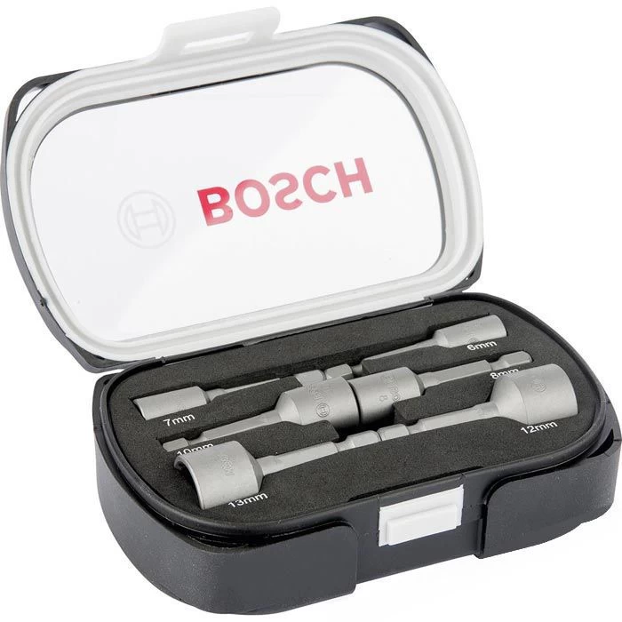 Bosch Steckschlüssel 2608551079, 6-teilig, 6 - 13mm Schlüsselweite - 50mm Länge, 1/4 Zoll 2 Bosch Steckschlüssel 2608551079, 6-teilig, 6 - 13mm Schlüsselweite - 50mm Länge, 1/4 Zoll - Image 2