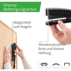 Novus Heftgerät B2 Re+new, 020-1931, Heftleistung 25 Blatt, Schwarz -Haushaltsprodukte Geschäft d5769b98cc048d9e4bf7f9125389e3dfffcb5aba heftgeraet novus b2 re plus new 020 1931