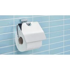 Tesa Toilettenpapierspender Klaam Mit Deckel 40259, Ohne Bohren, Metall, Für 1 Kleinrolle, Silber -Haushaltsprodukte Geschäft d614d6d170f78504213a3f61f790a5a11d206b2b toilettenpapierspender tesa klaam mit deckel 40259