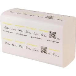 GreenHygiene Papierhandtücher Ingeborg, 2-lagig, Interfold-Falz, 24 X 21 Cm, Weiß, 3000 Stück -Haushaltsprodukte Geschäft d7cae4e8e48500eda49e5ab657f9f5d9b0a78928 papierhandtuecher greenhygiene ingeborg 2 lagig