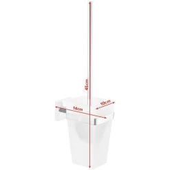 Tesa WC-Bürste Deluxxe, Weiß / Chrom, Bürstenhalter Aus Glas, Zur Wandmontage -Haushaltsprodukte Geschäft d99f8e3e07995ba34ecb1221ddbbfe84c3b6eef2 wc buerste tesa deluxxe weiss chrom