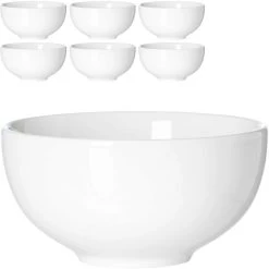 Ritzenhoff&Breker Müslischale Skagen, Porzellan, Weiß, 15cm, Set, 6 Stück