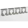 Böttcher-AG Kleiderhaken Für Die Tür, Edelstahl, Silber, 2 Haken, 4 Stück