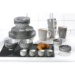 Ritzenhoff&Breker Müslischale Takeo, Porzellan, Schwarz / Weiß, 15,5cm, Set, 4 Stück -Haushaltsprodukte Geschäft dcb19b69bd50a7bc5fcf9338a9c14c8fc0712f71 mueslischale ritzenhoffundbreker takeo