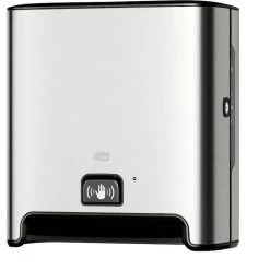 Tork Handtuchspender Matic Image Design 460001, H1, Edelstahl Gebürstet, Für Rollenhandtücher, Silber