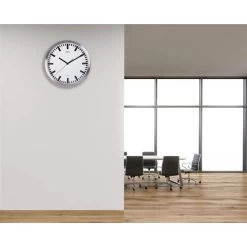 Maul Wanduhr Maulpilot Funkuhr, Ø 30,5 Cm, Aluminium, Silber -Haushaltsprodukte Geschäft dd30a250ff996ae9228955f5f13ae2332fc69886 wanduhr maul maulpilot funkuhr