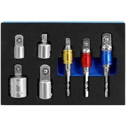 S&R Stecknuss-Adapter 460322007, Set, Vergrößerungs- Und Reduzieradapter, 7-teilig