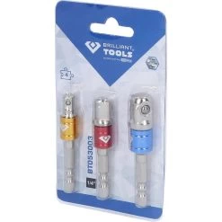 Brilliant-Tools Stecknuss-Adapter BT053003, Set, Sechskant Zu Vierkant, 3-teilig -Haushaltsprodukte Geschäft e013f4b49c98012738195c04766c89ec417a5595 stecknuss adapter brilliant tools bt053003 set