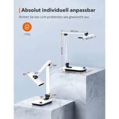 TaoTronics Schreibtischlampe TT-DL092 LED, Standfuß, Dimmbar, USB, Lichtsensor -Haushaltsprodukte Geschäft e1ed5d3d61bfab34afbb4562d4f215d92dfd363d schreibtischlampe taotronics tt dl092 led