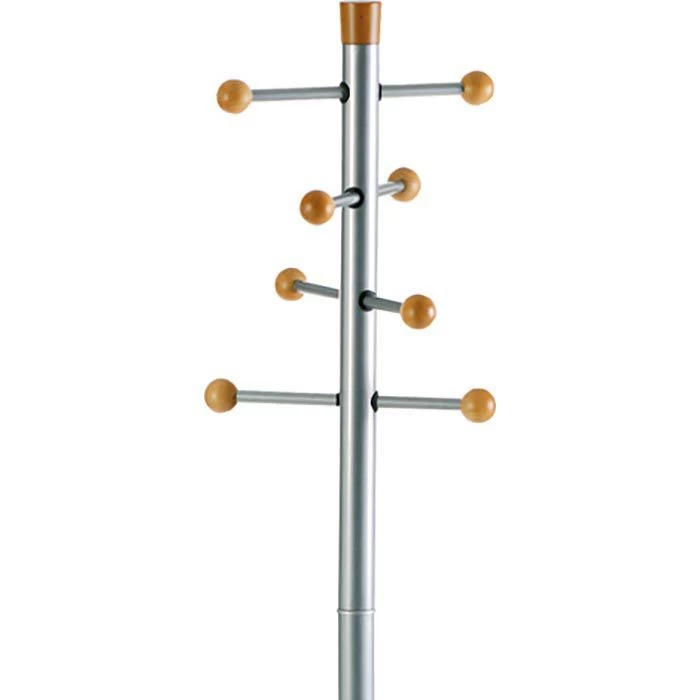 Alco Garderobenständer 2807, Mit 8 Haken, Metall, Silber 4 Alco Garderobenständer 2807, Mit 8 Haken, Metall, Silber - Image 4