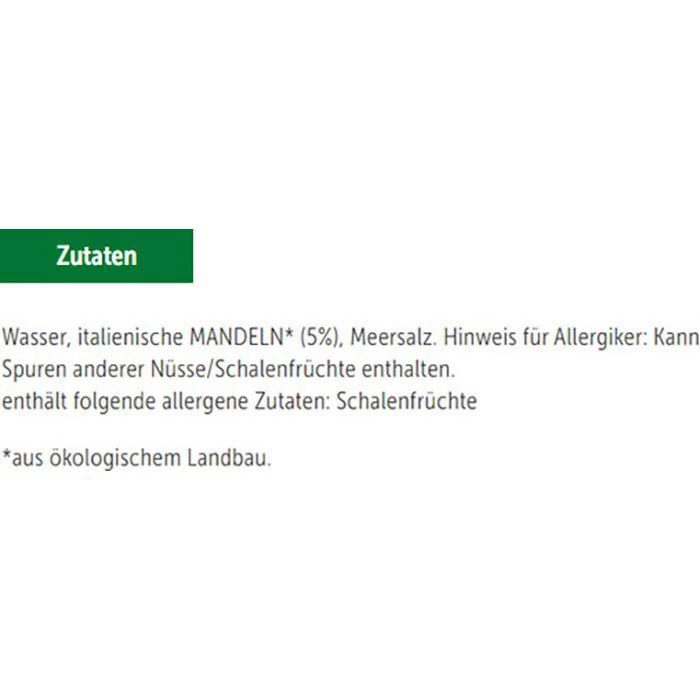 Allos Mandeldrink Naturell, BIO, Je 1 Liter, 6 Stück 3 Allos Mandeldrink Naturell, BIO, Je 1 Liter, 6 Stück - Image 3