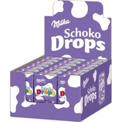 Milka Schokobonbons Schoko Drops, Mit Zarter Milka Alpenmilch, Je 42g, 21 Pack