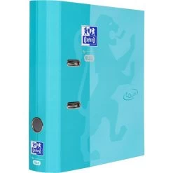 Oxford By Elba Ordner 400104028 Soft Touch, A4, Breit, Karton, Aquablau