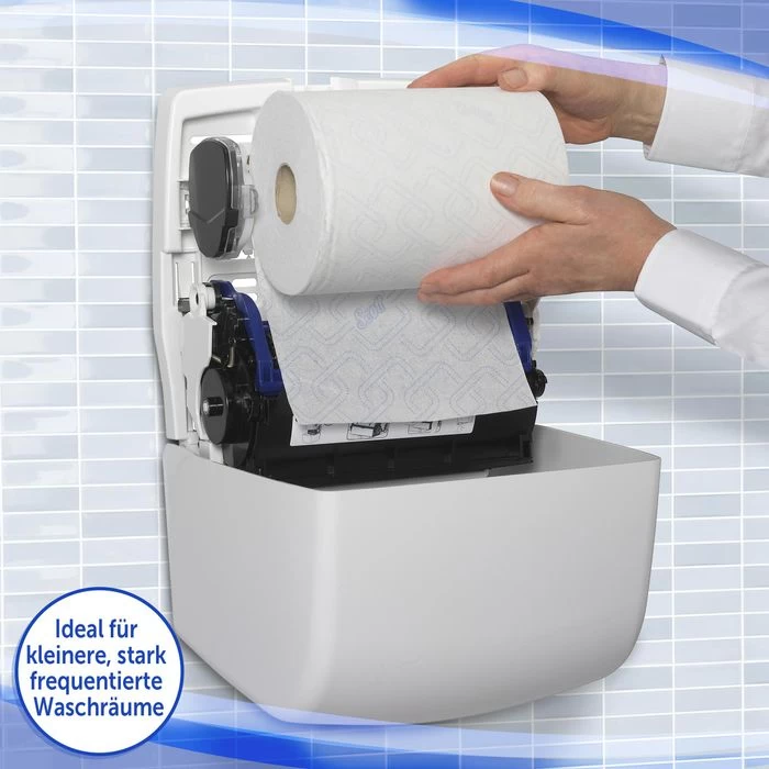 Kimberly Clark Kimberly-Clark Handtuchspender Aquarius Slimroll, 7955, Kunststoff, Für Rollenhandtücher, Weiß 6 Kimberly Clark Kimberly-Clark Handtuchspender Aquarius Slimroll, 7955, Kunststoff, Für Rollenhandtücher, Weiß - Image 6