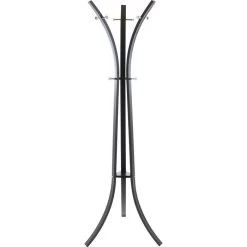 Idimex Garderobenständer Lugano, 14615, Mit 9 Haken, Metall, Schwarz