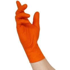 NITRAS Einmalhandschuhe Tough Grip N, Nitril, 8335, Puderfrei, Orange, 50 Stück, Gr. XL -Haushaltsprodukte Geschäft e5c761c6222562ffd6cf63b9a12afe2fe92b1137 einmalhandschuhe nitras tough grip n nitril 8335