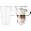 Bodum Kaffeegläser Canteen 10326-10, Doppelwandig, Mit Henkel, 400ml, 2 Stück