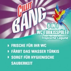 Cillit-Bang WC-Duftspüler 6 In 1 Türkisspüler, Tropical Lagune, Im Korb, 2 Stück 8 Cillit-Bang WC-Duftspüler 6 In 1 Türkisspüler, Tropical Lagune, Im Korb, 2 Stück -Haushaltsprodukte Geschäft e8cfbb7e7a05a53ee1a6d0c0adbdb3c718c09b31 wc duftspueler cillit bang 6 in 1 tuerkisspueler