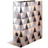 Herma Ordner 7034 Abstract, Karton, A4, 7cm, Abstraktes Rauten-Muster