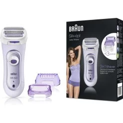 Braun Silk-epil LS 5560, Lady Shaver, Rasierer Für Frauen, Inkl. Peeling-Aufsatz, Lila -Haushaltsprodukte Geschäft eb8200229fb079e6aca53e0316e6f0e20188431c elektrorasierer braun silk epil lady shaver ls5560