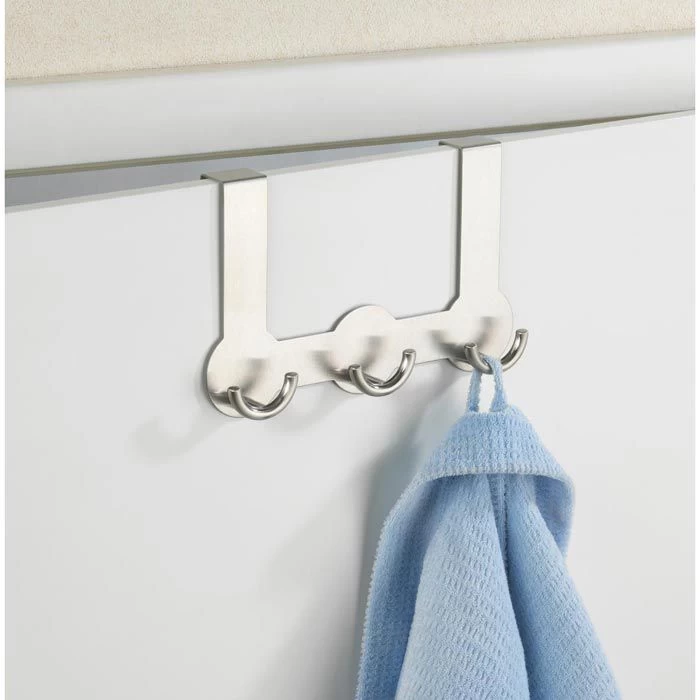 Wenko Kleiderhaken Rondo, 4468040100, Für Die Tür, Silber, Edelstahl, 6 Haken 2 Wenko Kleiderhaken Rondo, 4468040100, Für Die Tür, Silber, Edelstahl, 6 Haken - Image 2